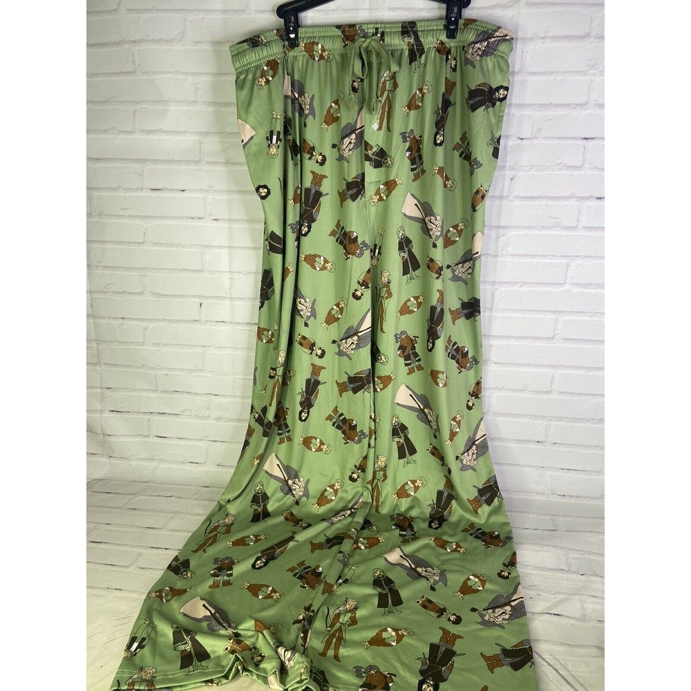 Lord of the Rings Characters All Over Print Sleep Sleepwear Pajama Pants Mens 2X